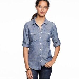 ❄️Donating Soon❄️  JCrew perfect fit denim Casual Shirt